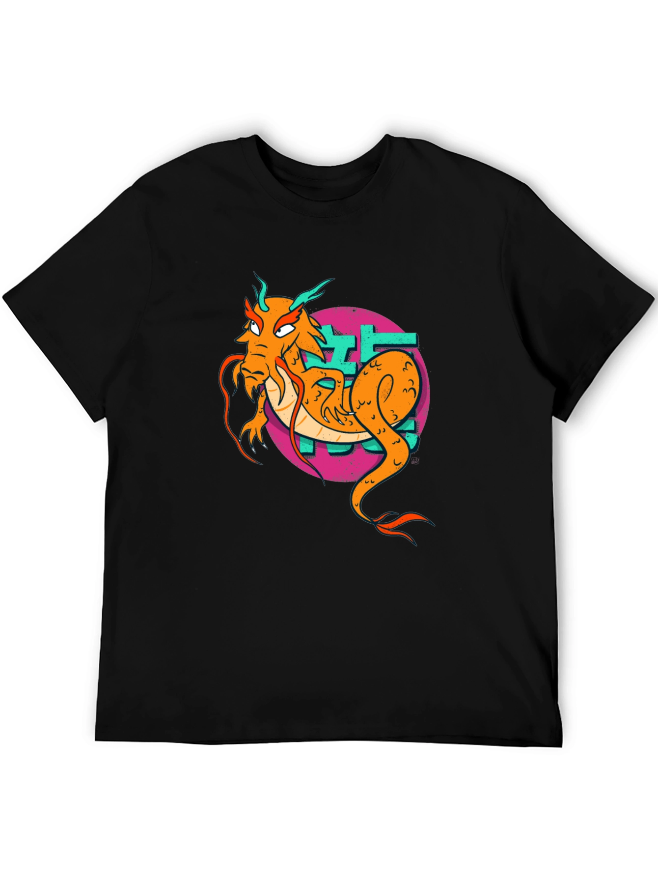 Dragon Graphic Print Tee - Cool Asian Style