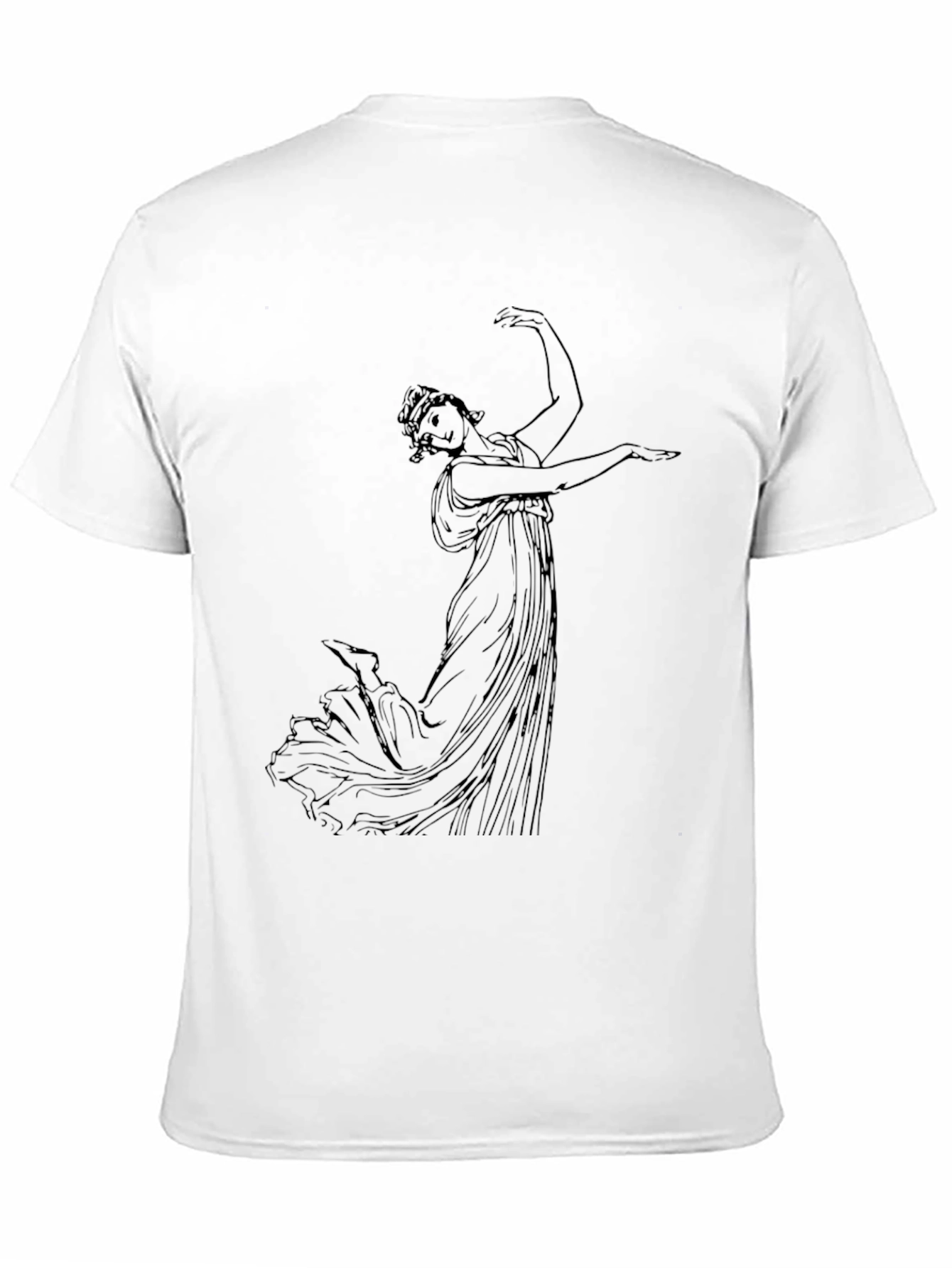 Classical Art Black T-Shirt - Artistic Graphic Tee