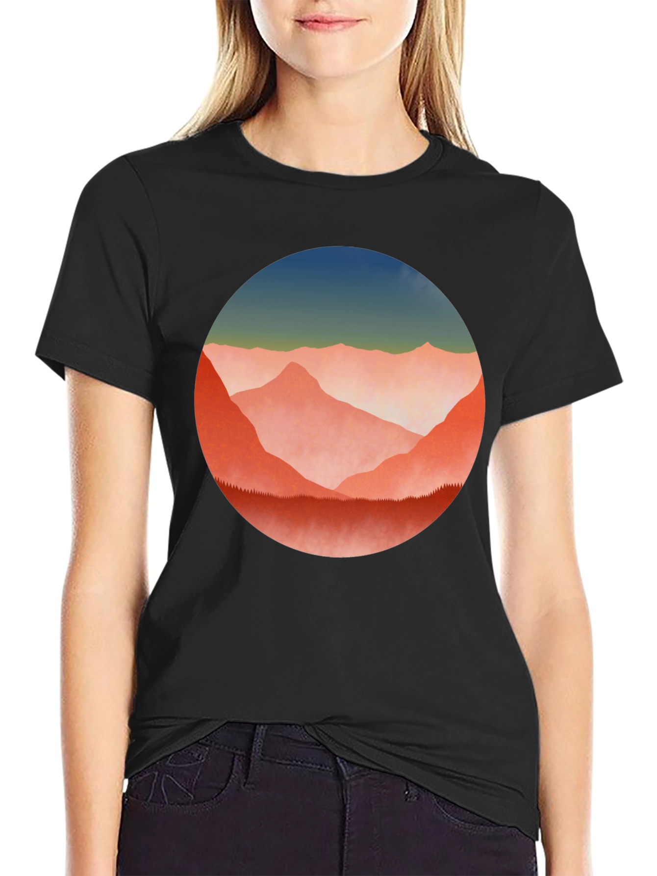 Mountain Sunset Graphic Tee
