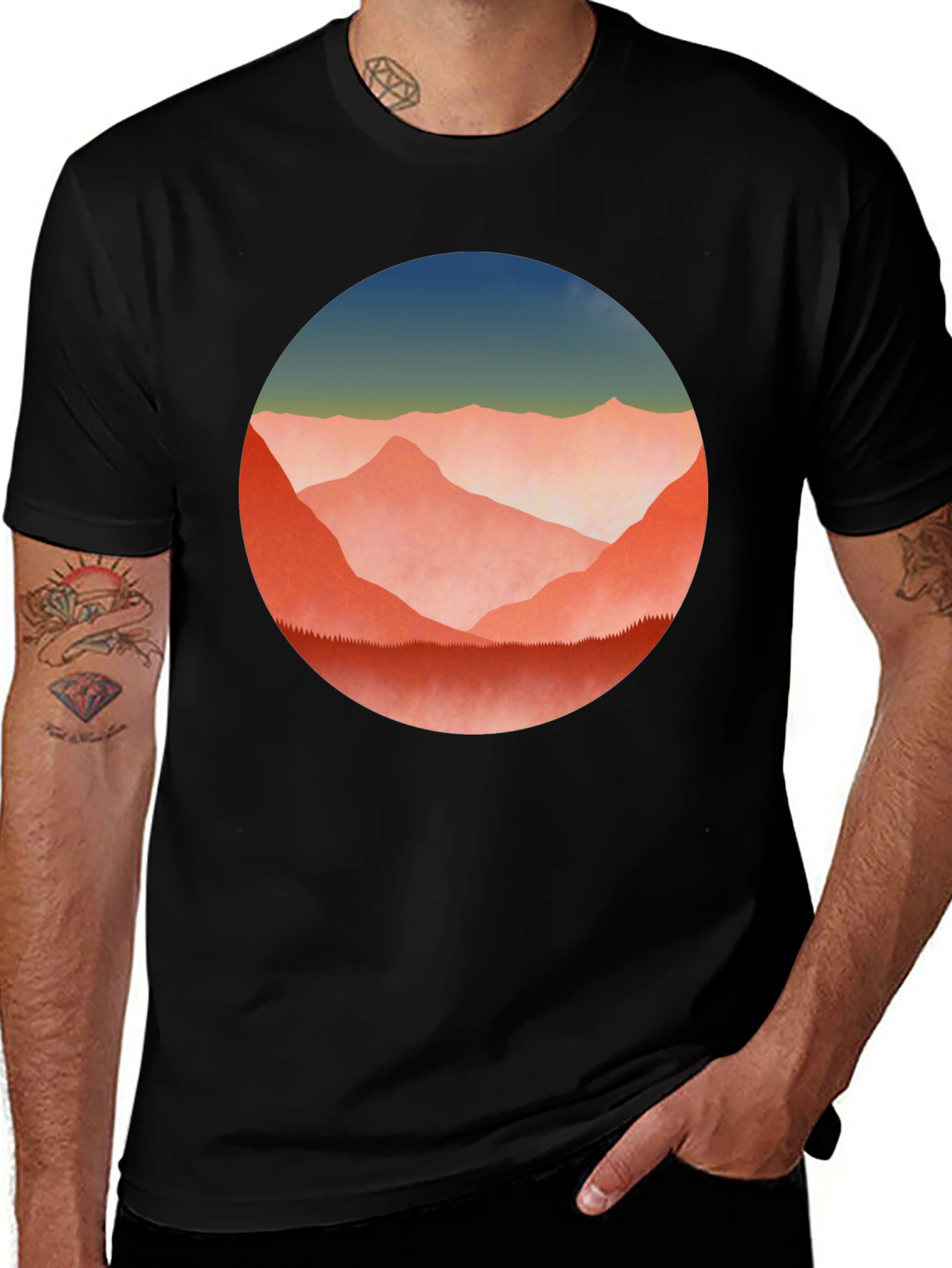 Mountain Sunset Graphic Tee