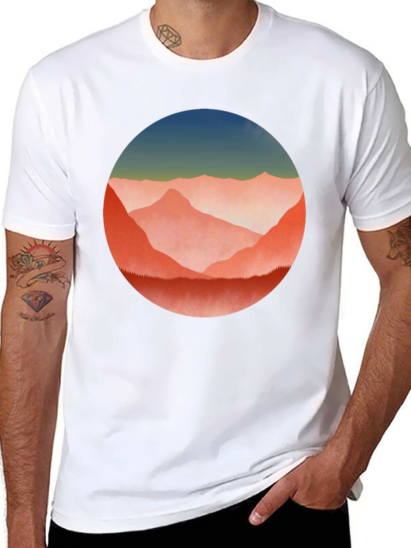 Mountain Sunset Graphic Tee