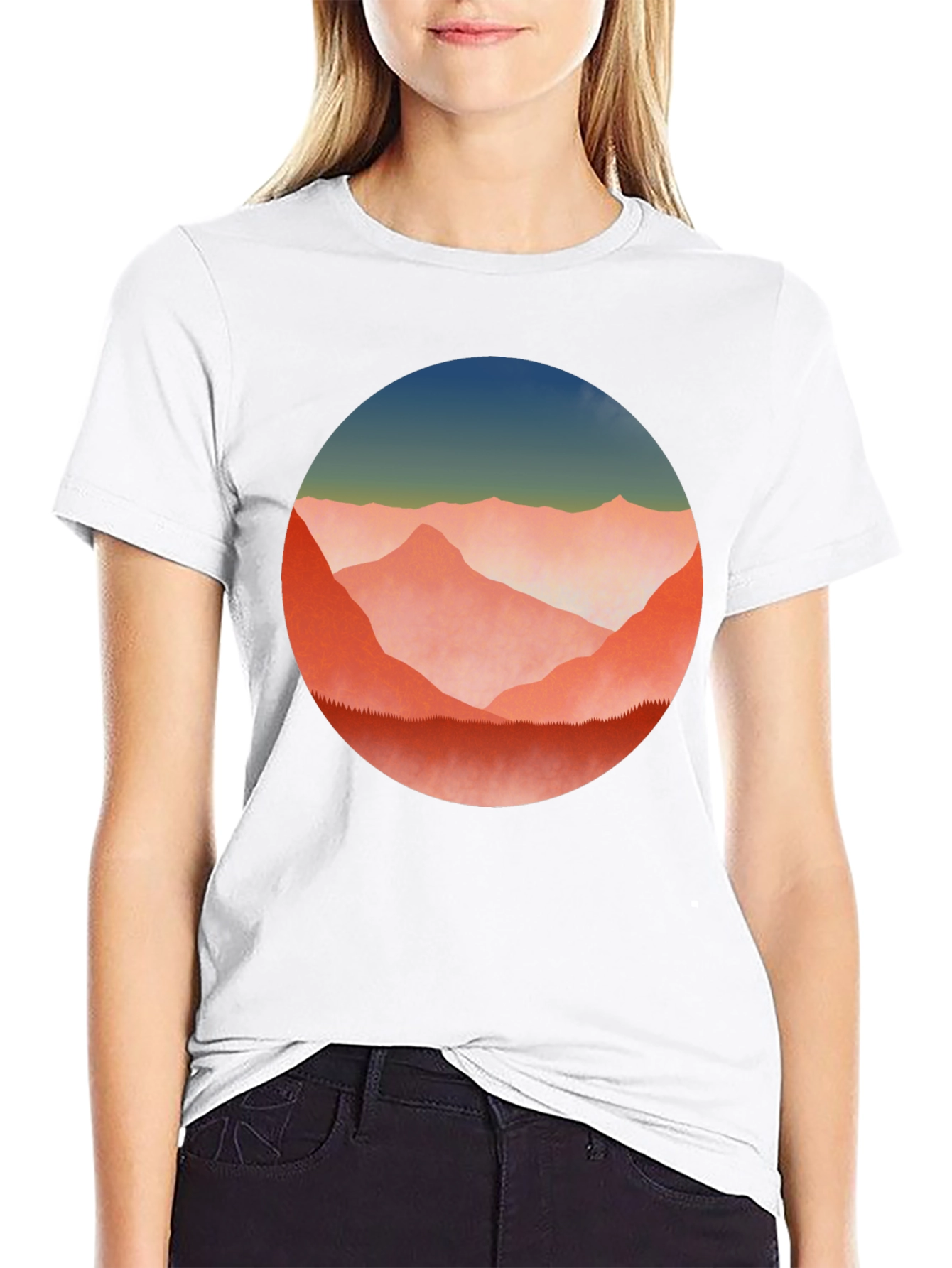 Mountain Sunset Graphic Tee