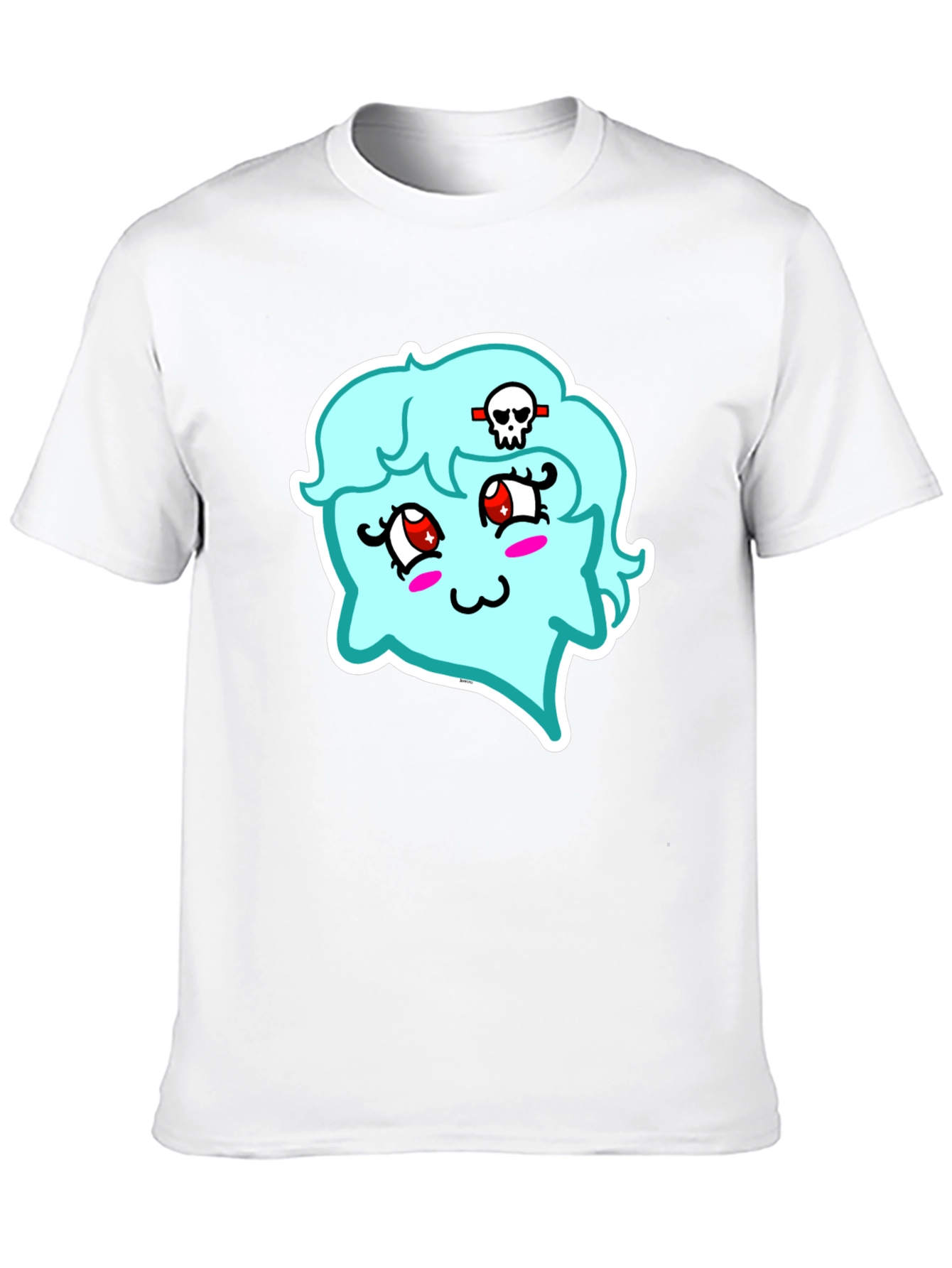 Kawaii Ghost T-Shirt - Spooky Cute Style