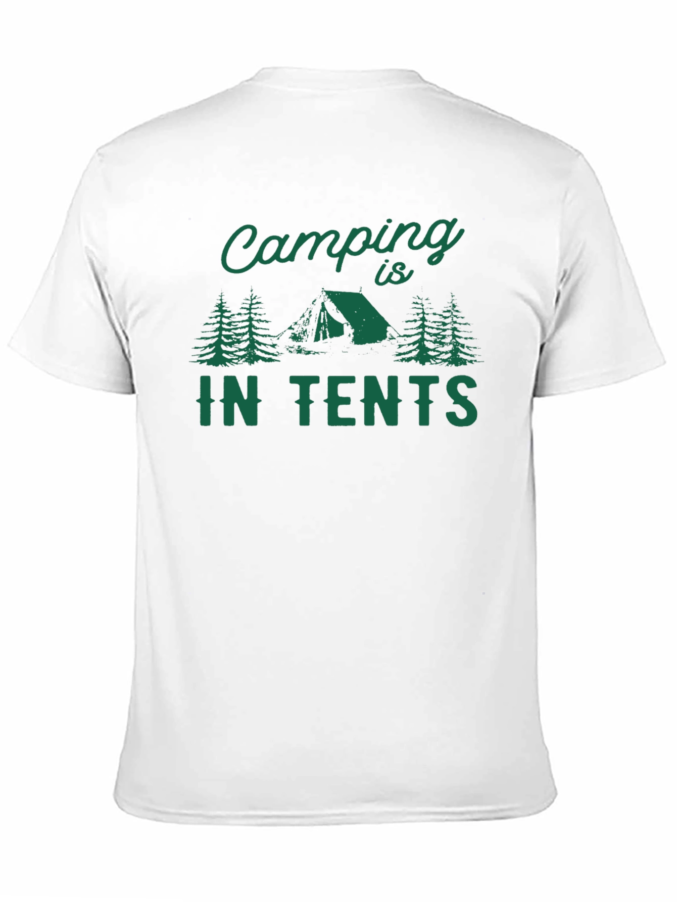 Camping in Tents Graphic Tee - Black