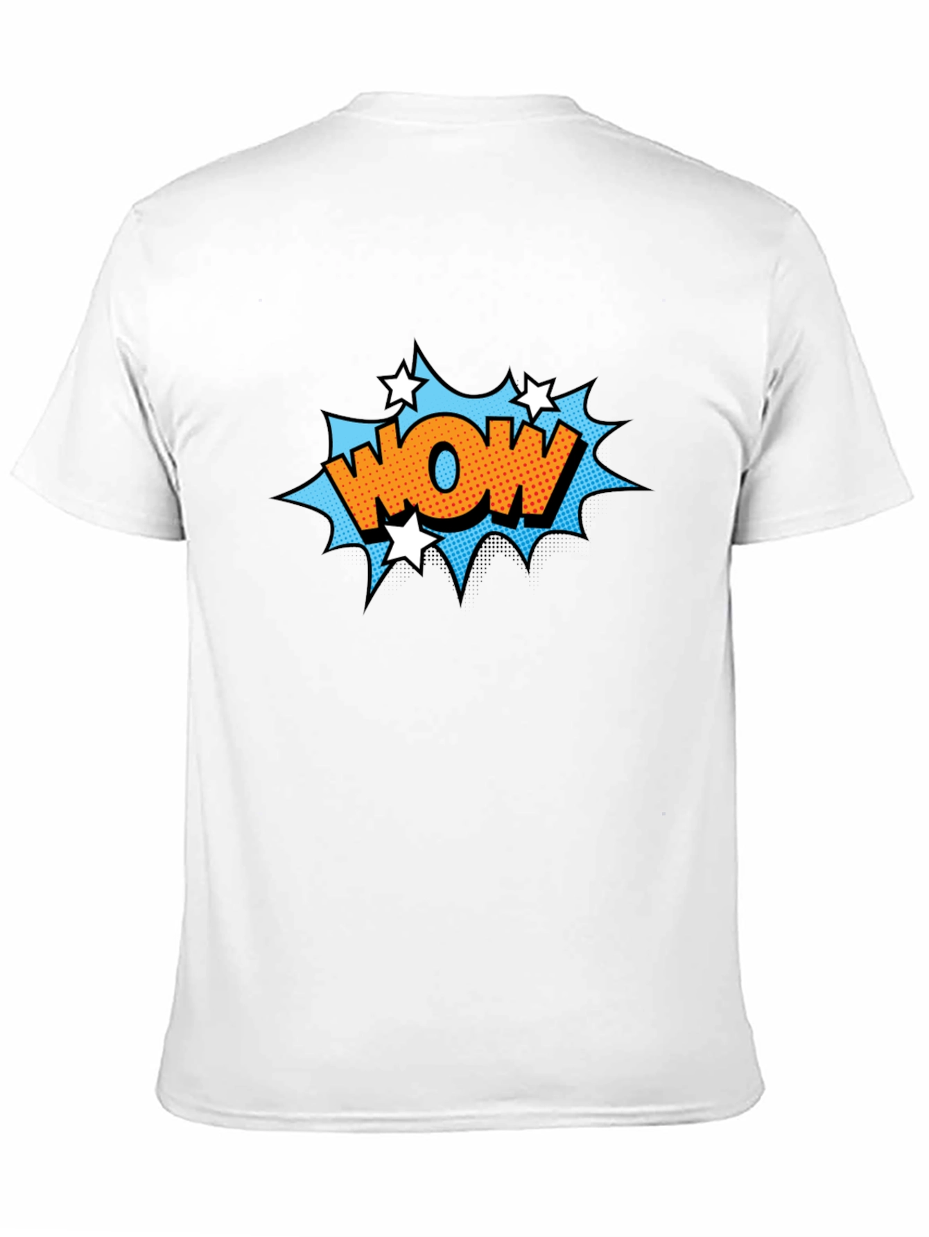 Wow Comic Graphic Black T-Shirt
