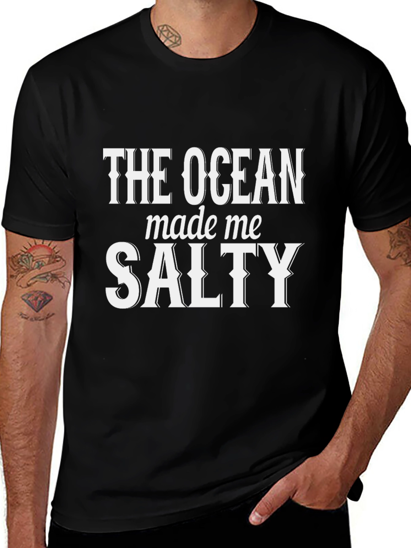 The Ocean Made Me Salty T-Shirt