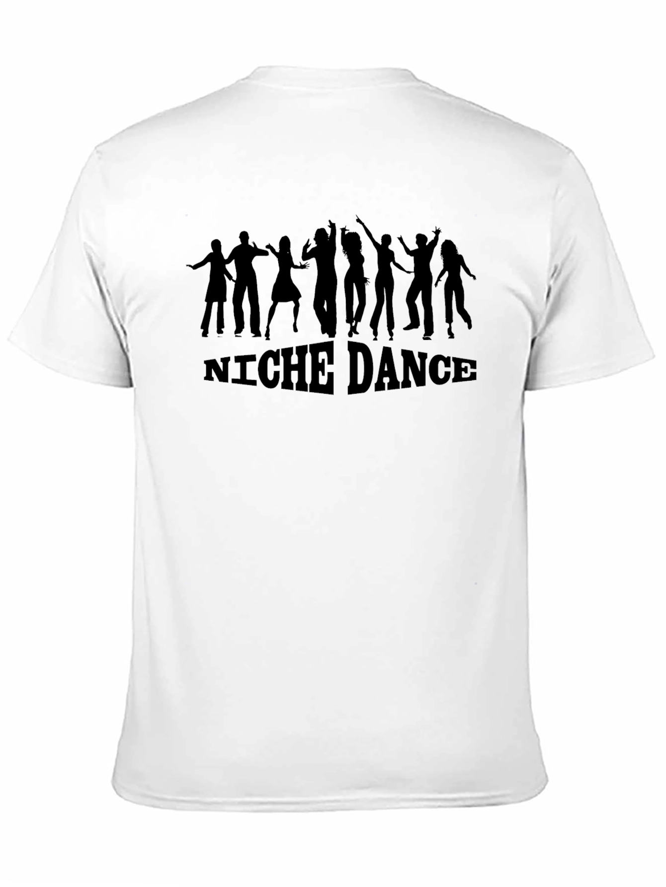 Niche Dance Graphic T-Shirt Black
