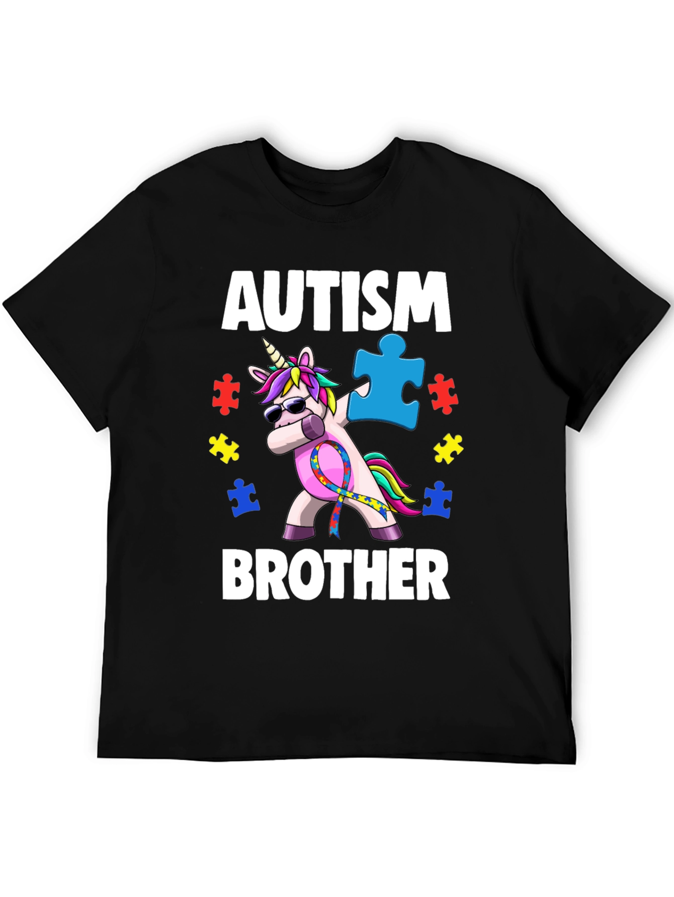 Autism Awareness Brother Unicorn T-Shirt