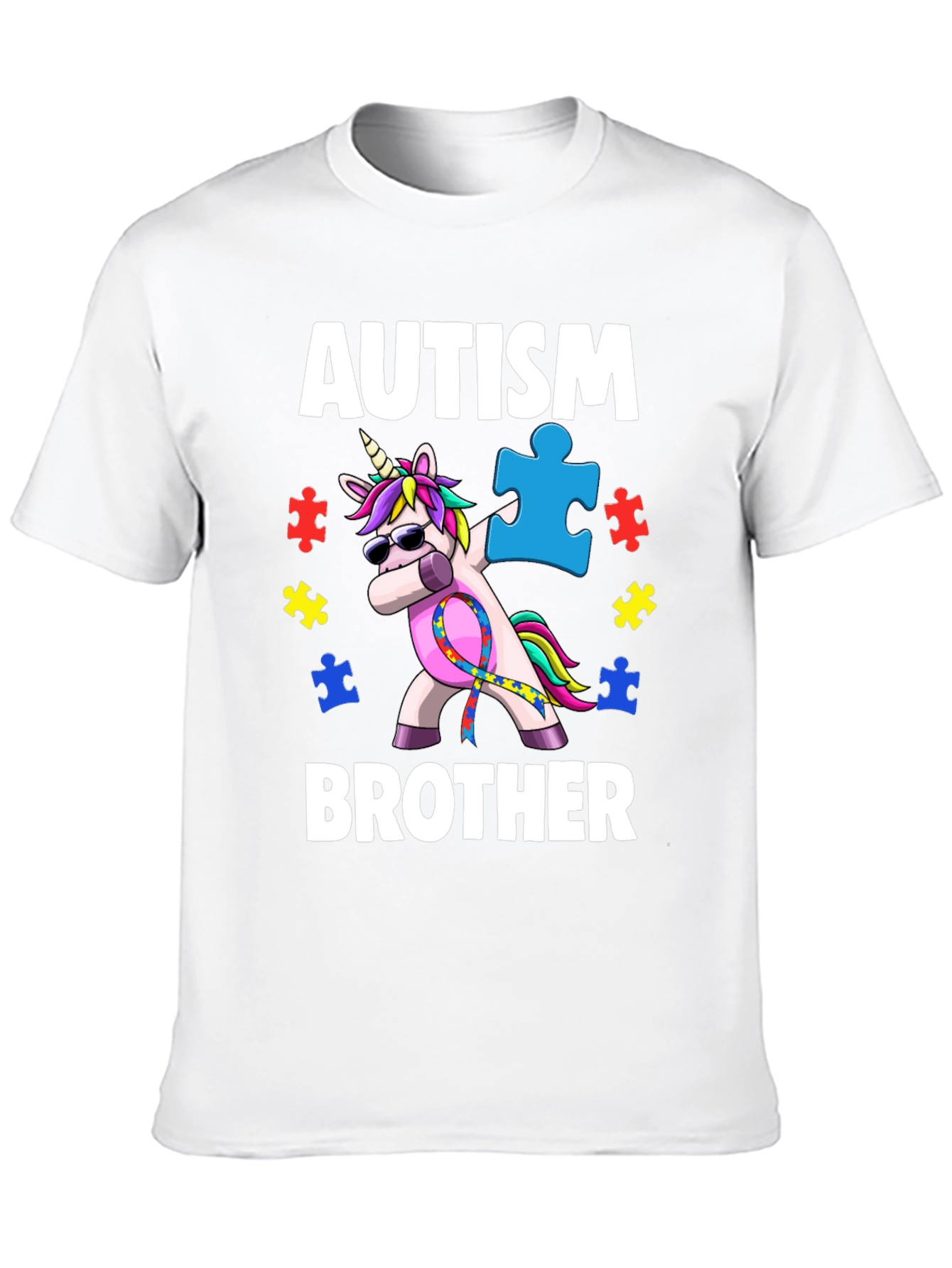 Autism Awareness Brother Unicorn T-Shirt