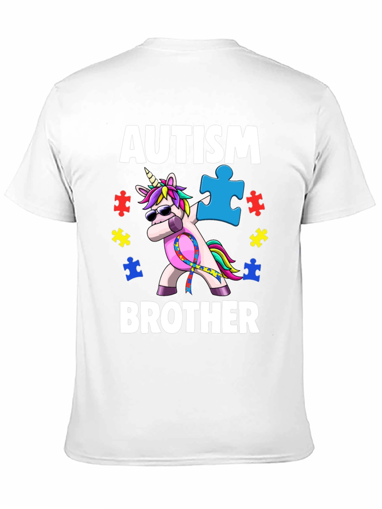 Autism Awareness Brother Unicorn T-Shirt