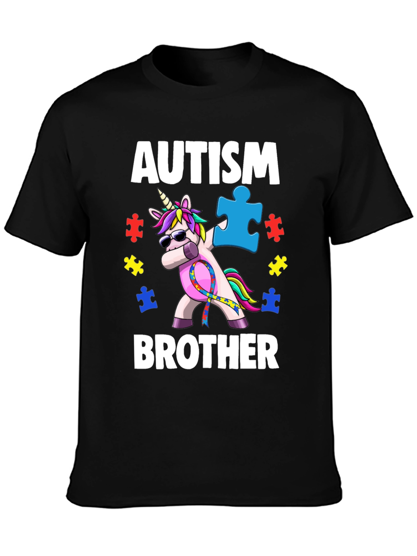 Autism Awareness Brother Unicorn T-Shirt