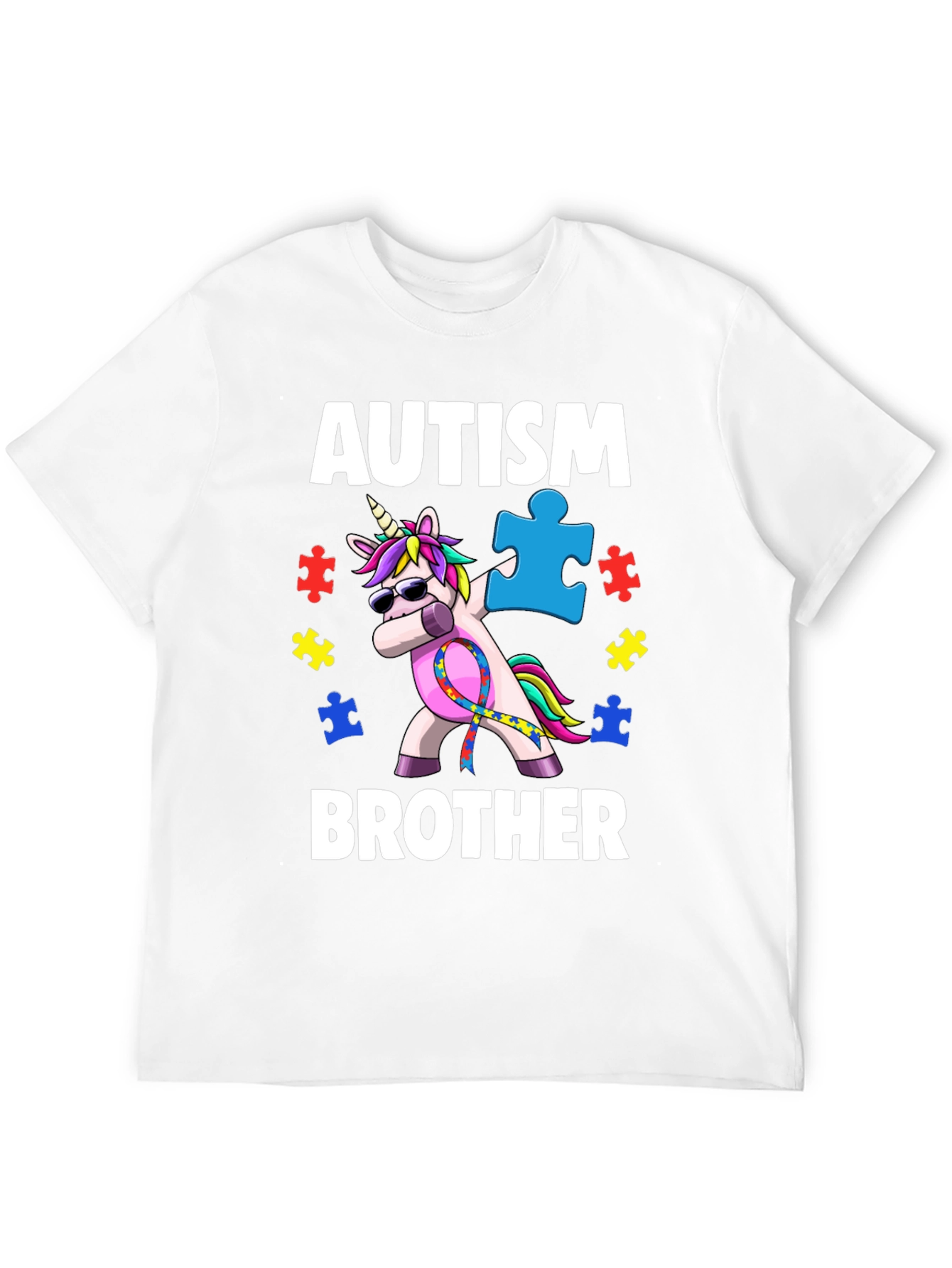 Autism Awareness Brother Unicorn T-Shirt
