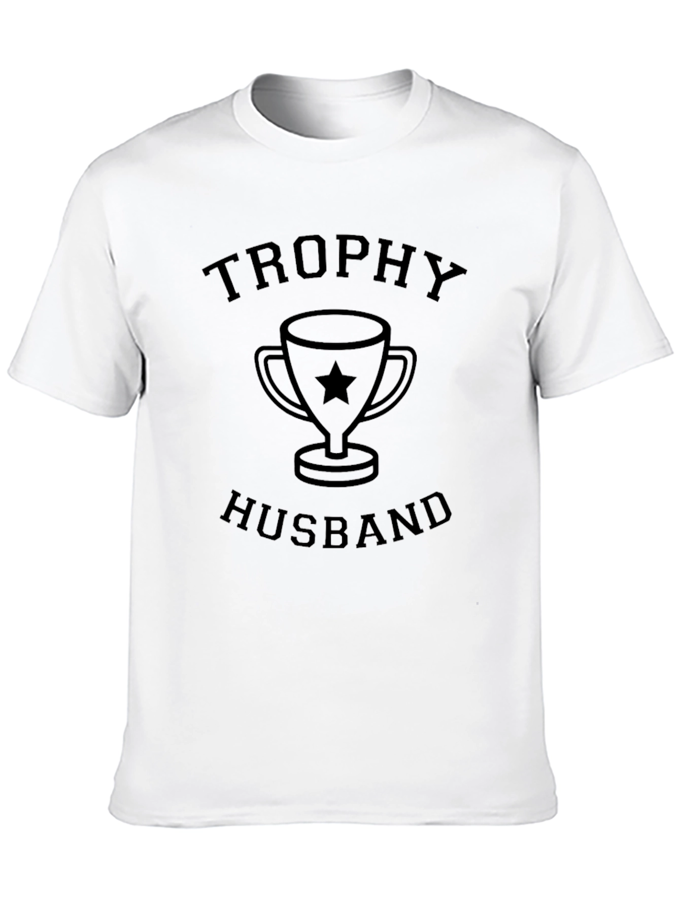 Trophy Husband Graphic Tee - Black T-Shirt