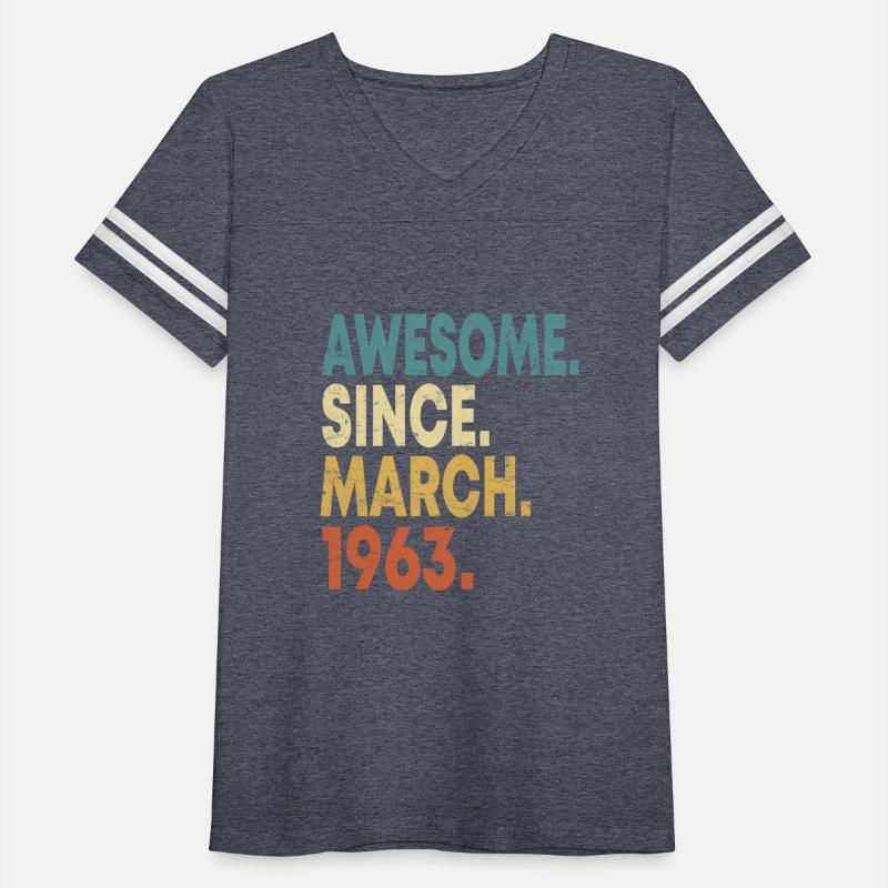 60Th 60 Year Old Awesome Since March