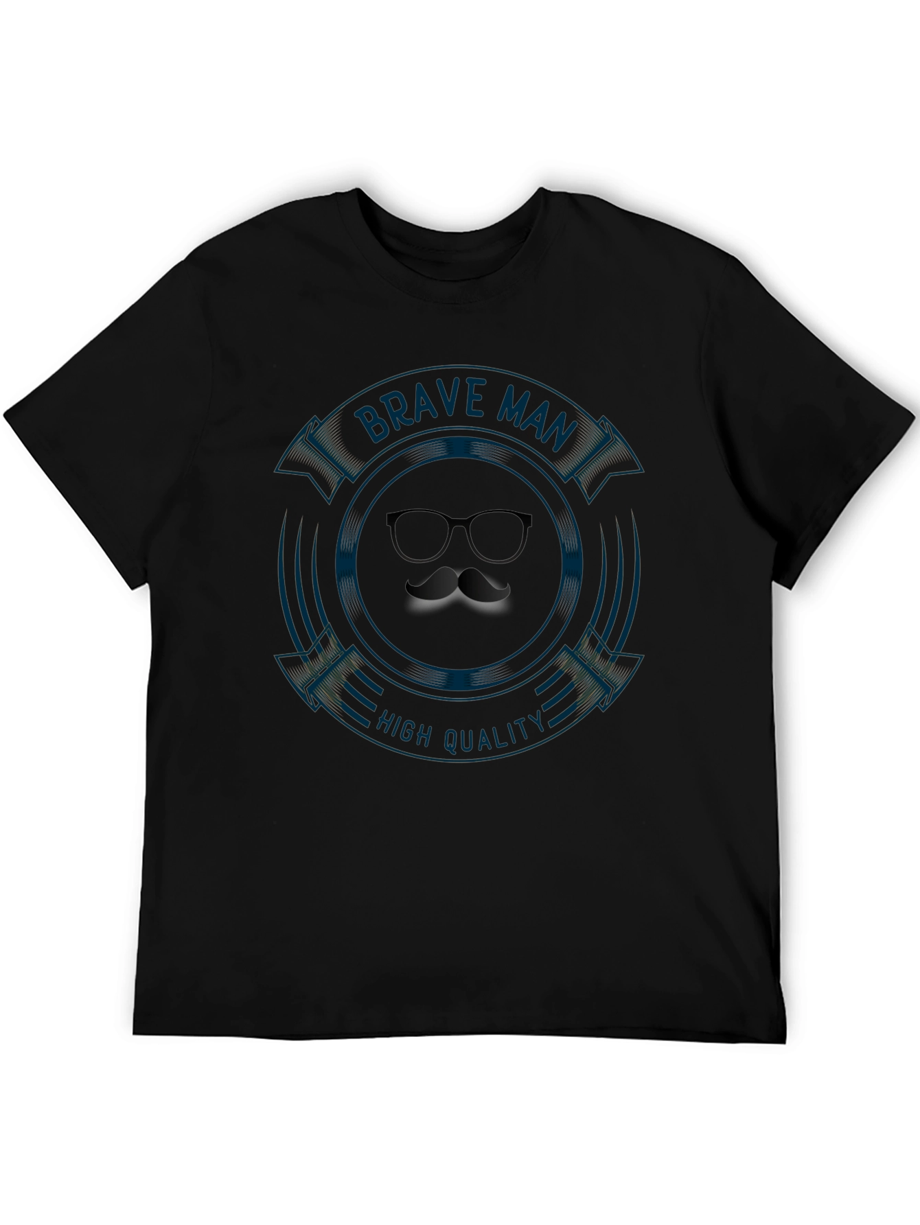 Brave Man Graphic Tee - High Quality Design