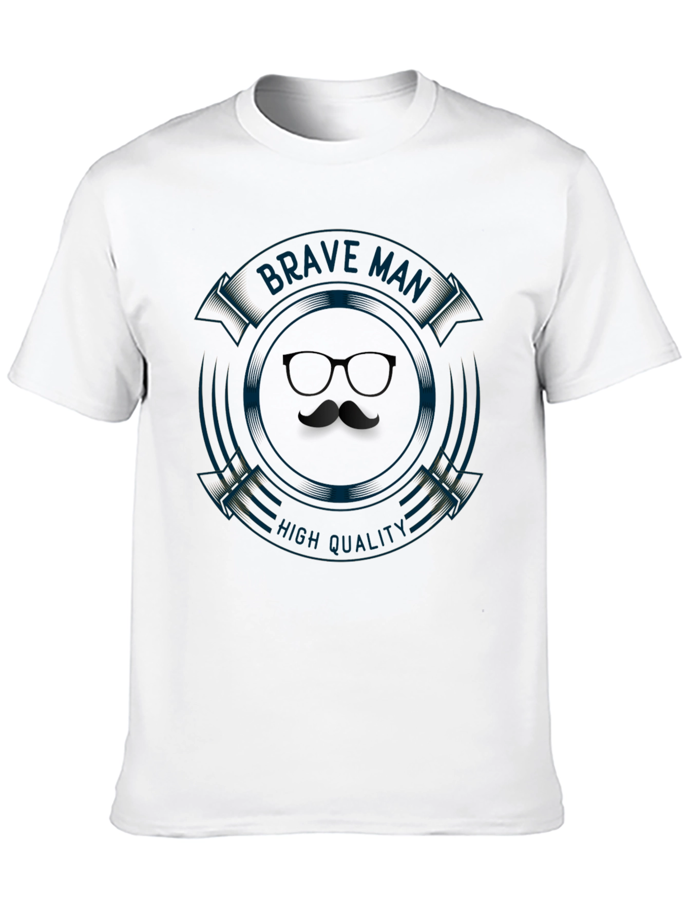 Brave Man Graphic Tee - High Quality Design