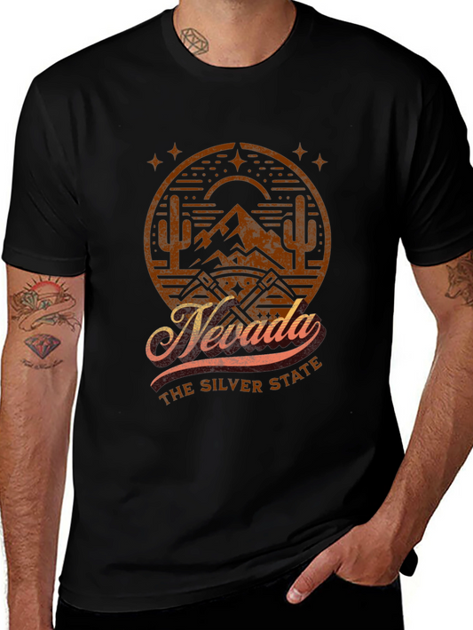 Nevada The Silver State Graphic T-Shirt