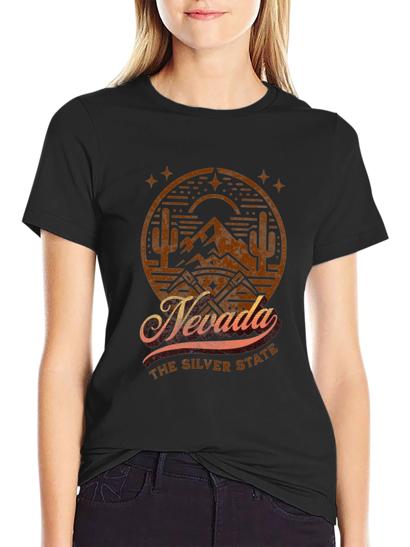 Nevada The Silver State Graphic T-Shirt