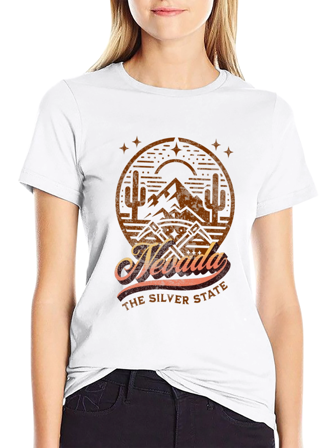 Nevada The Silver State Graphic T-Shirt