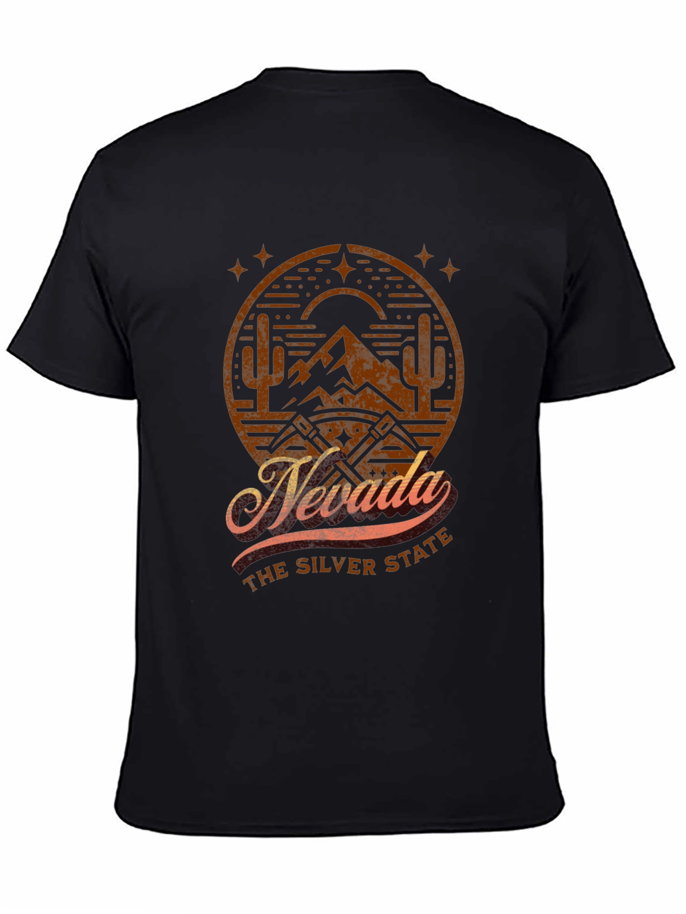 Nevada The Silver State Graphic T-Shirt