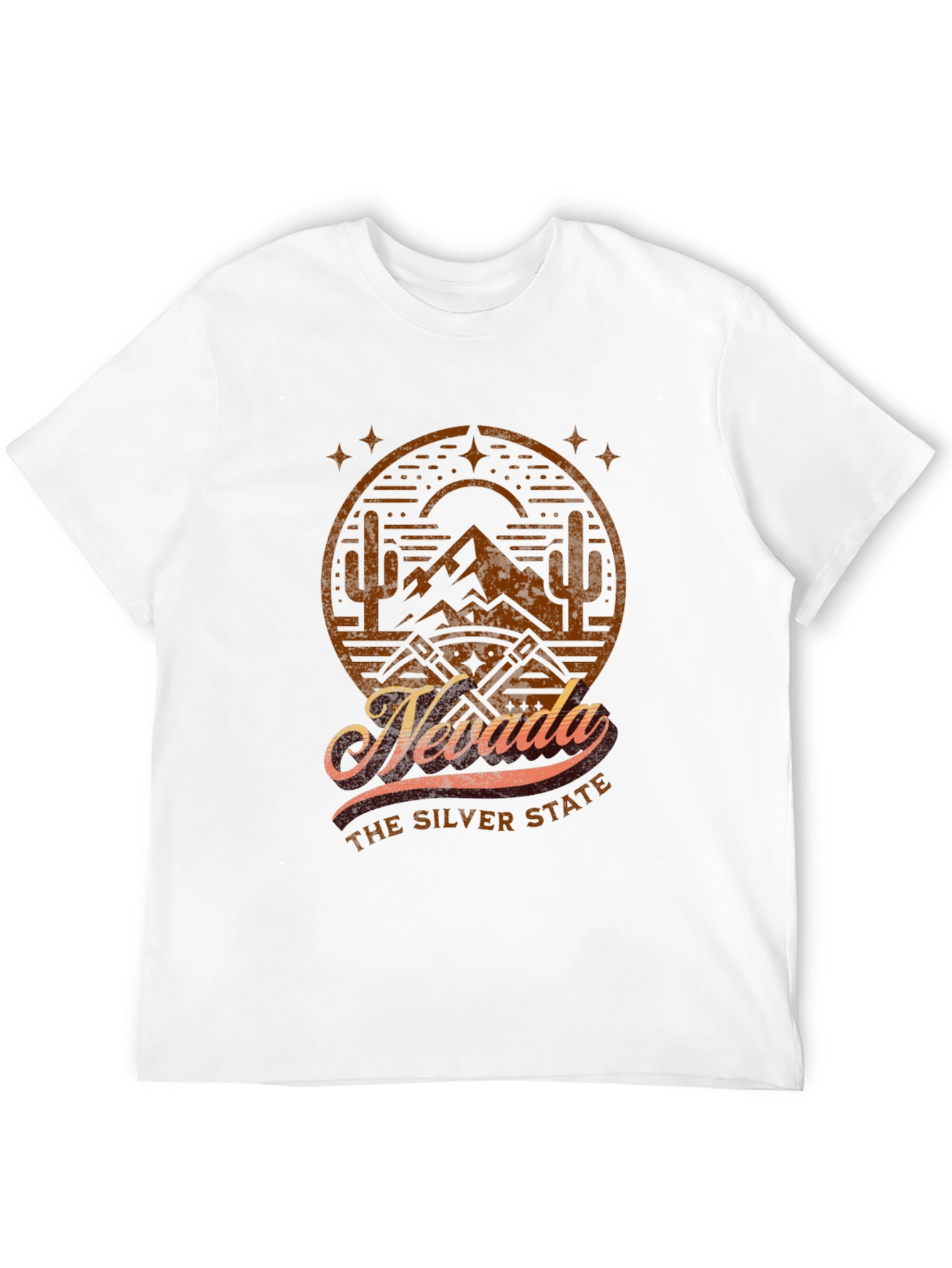 Nevada The Silver State Graphic T-Shirt