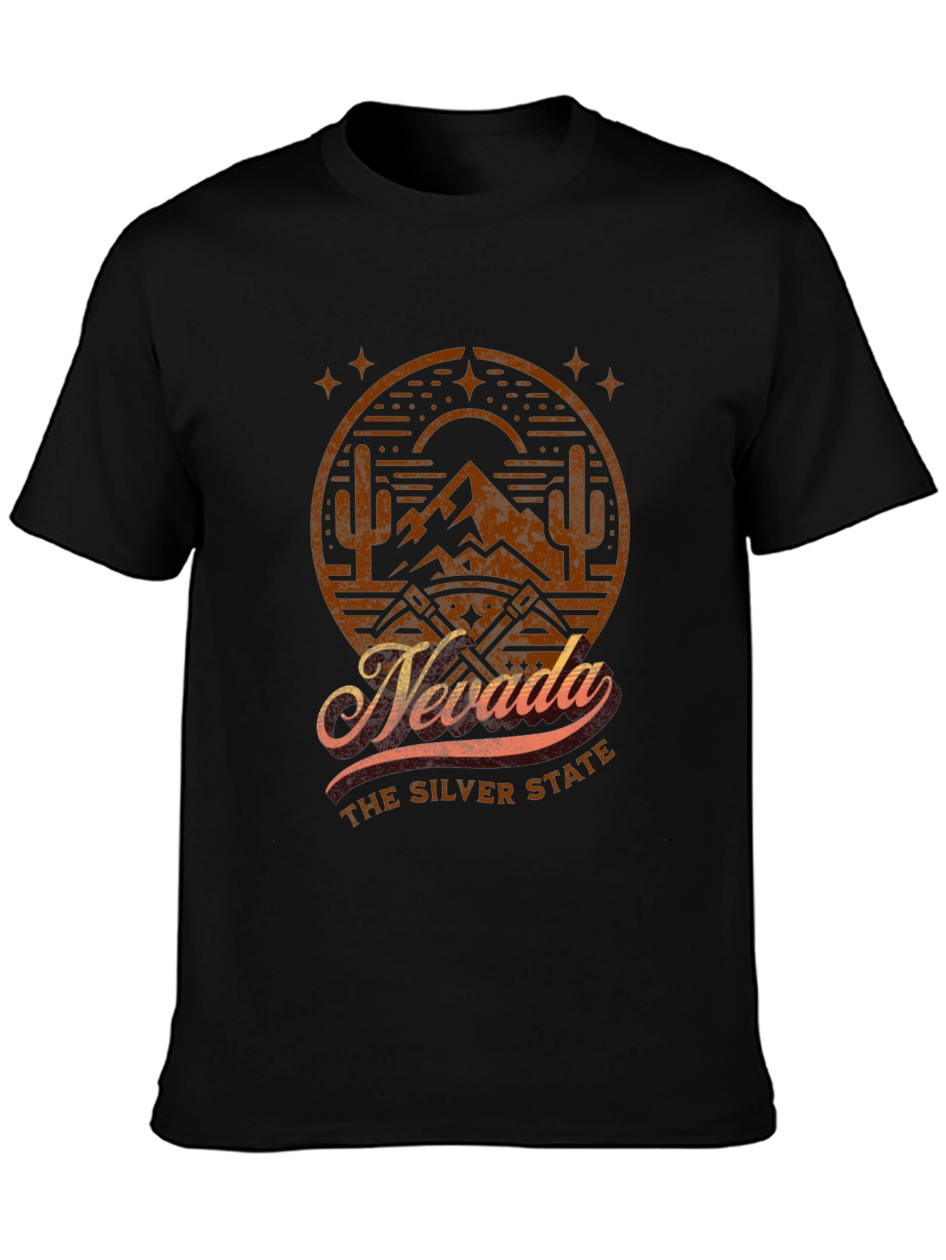 Nevada The Silver State Graphic T-Shirt
