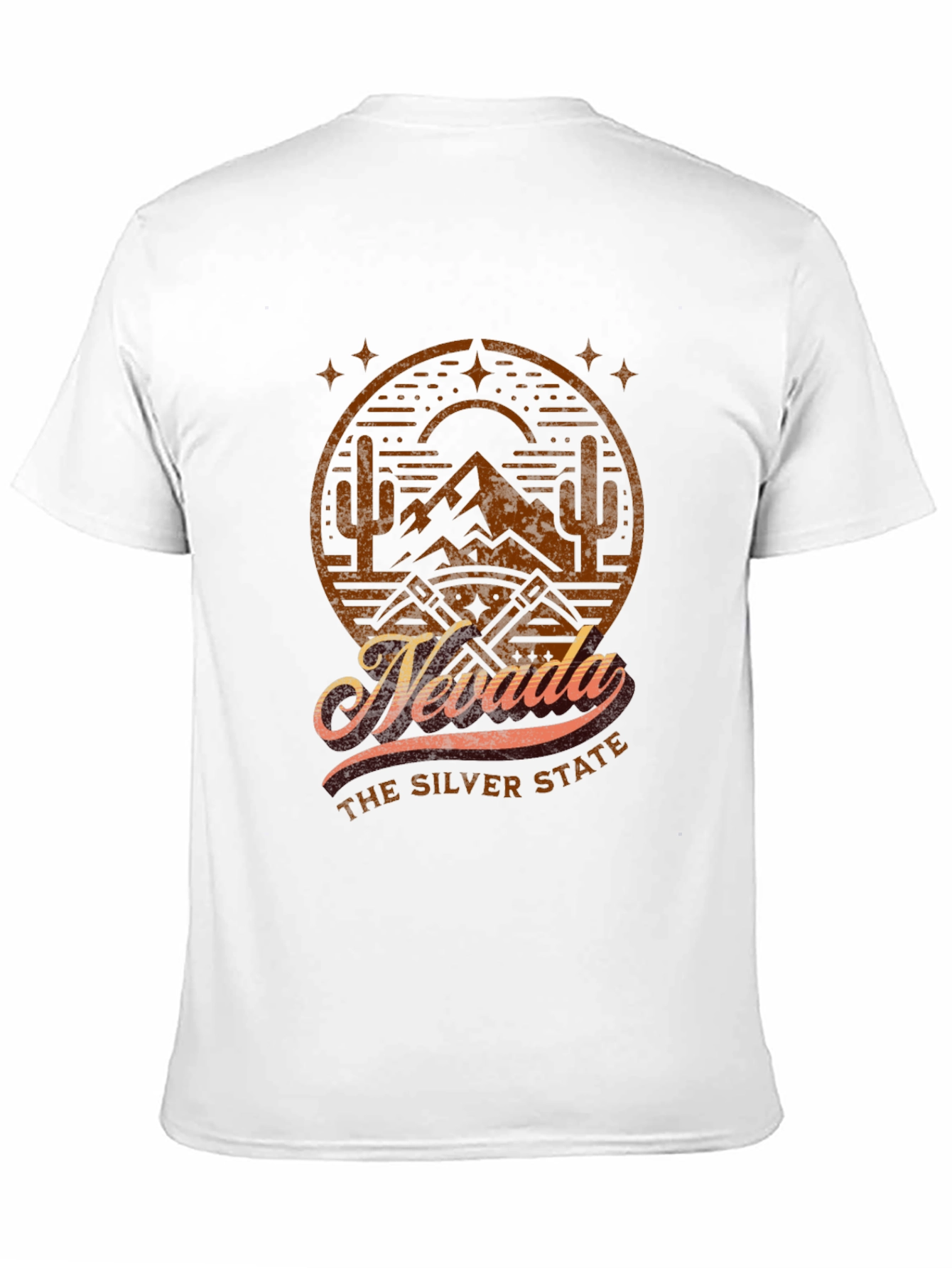 Nevada The Silver State Graphic T-Shirt
