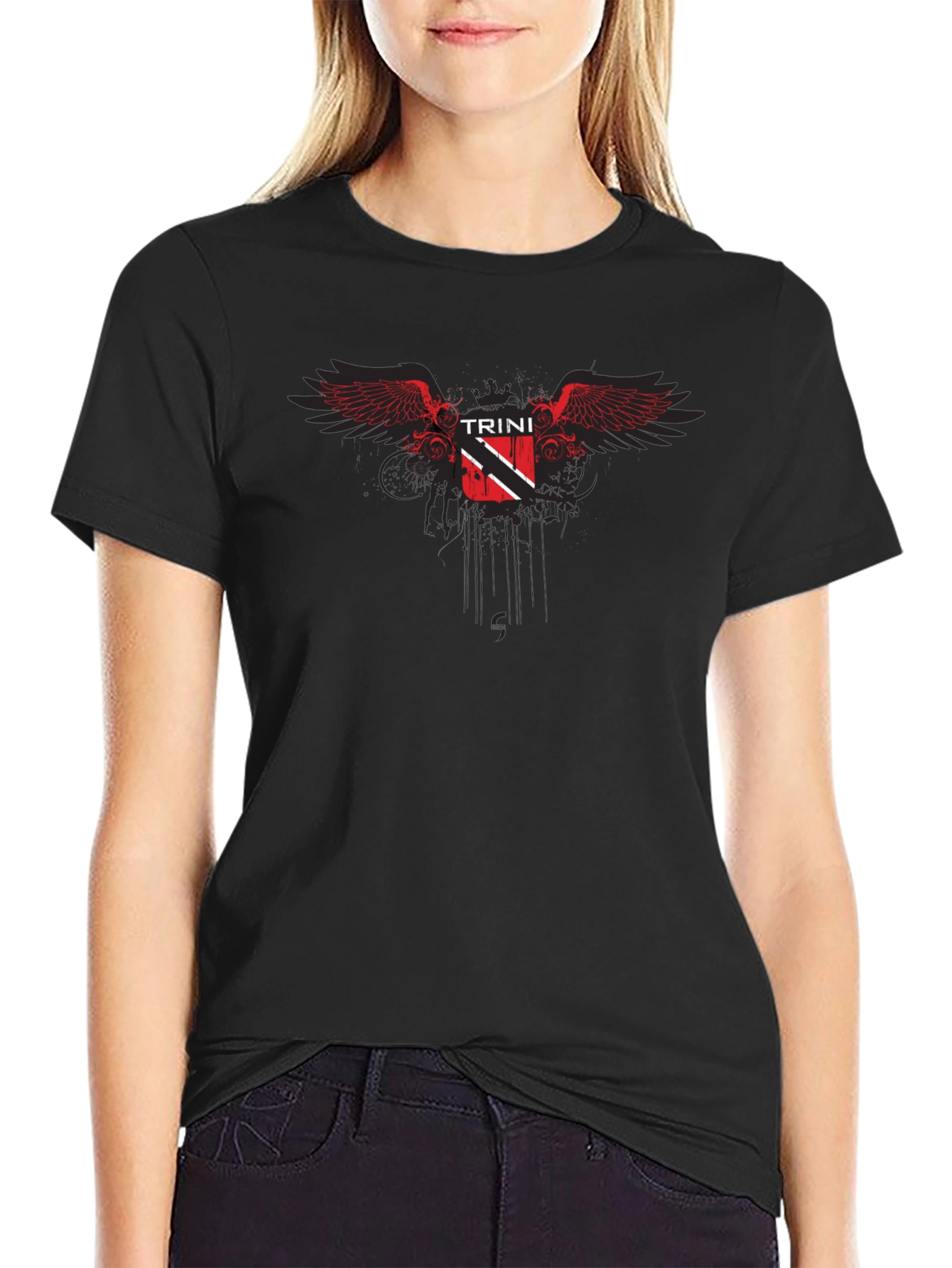 Trinidad & Tobago Flag Graphic T-Shirt