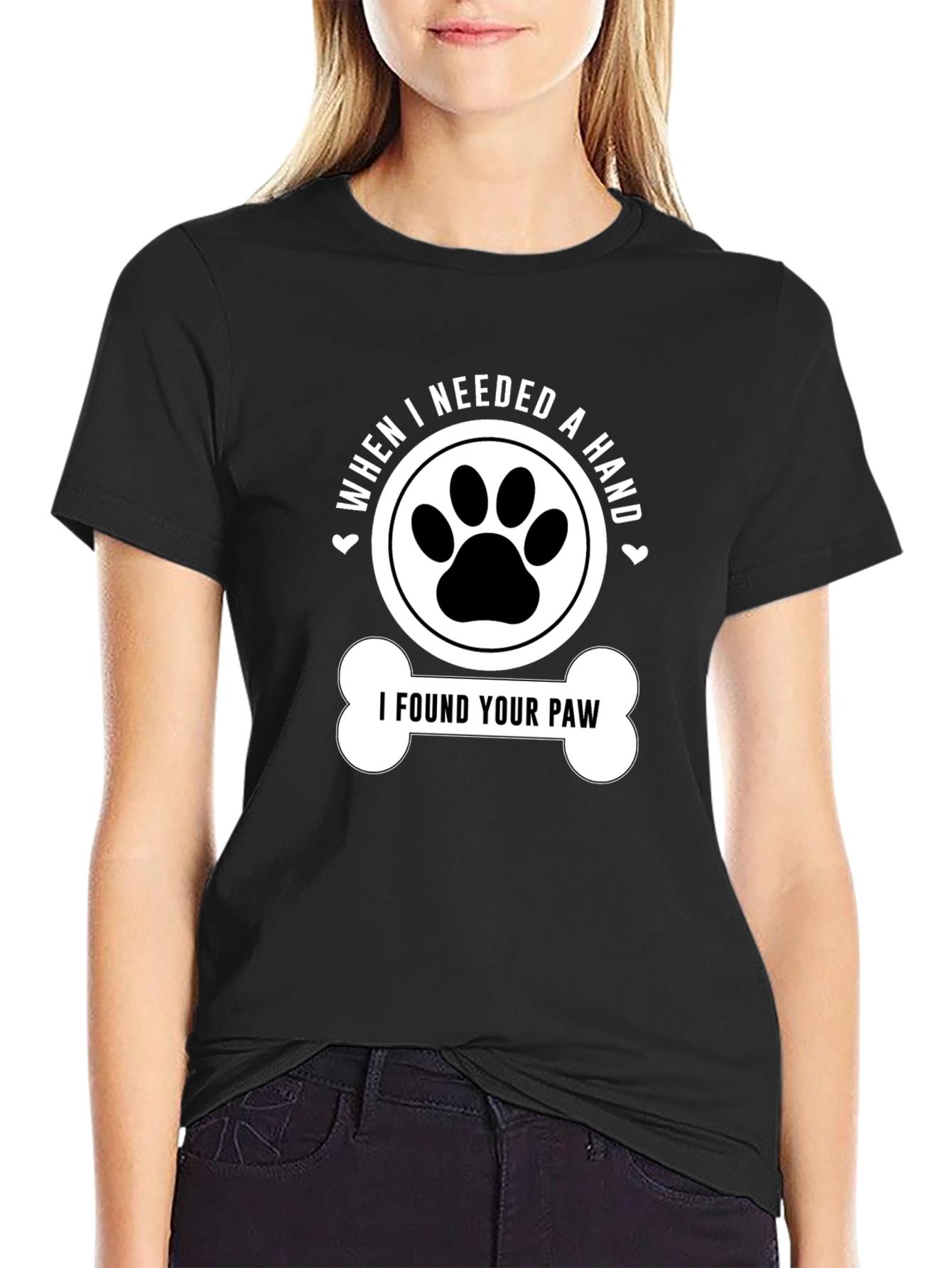 Dog Paw Print T-Shirt