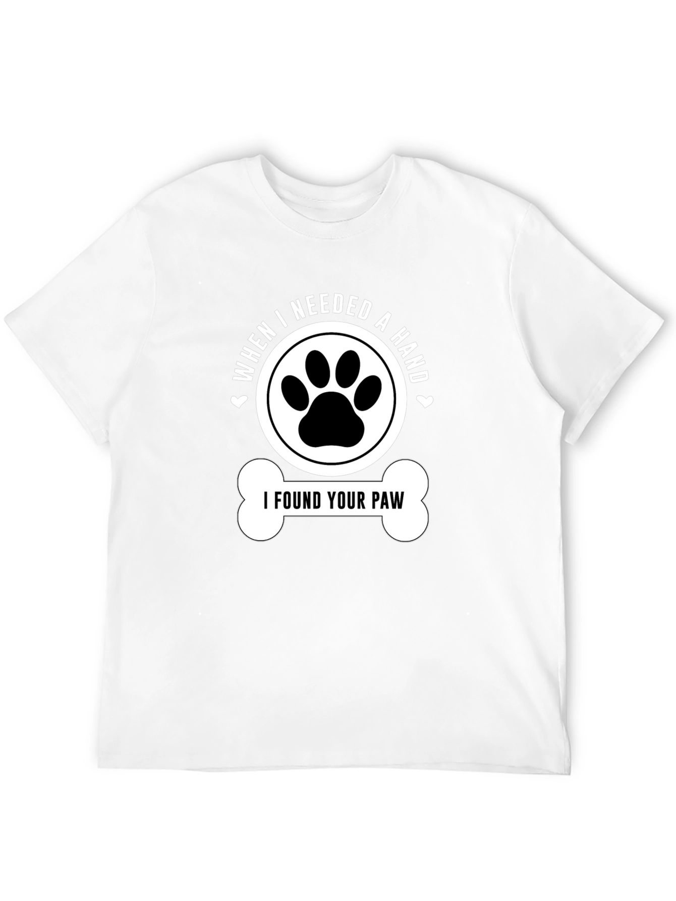 Dog Paw Print T-Shirt