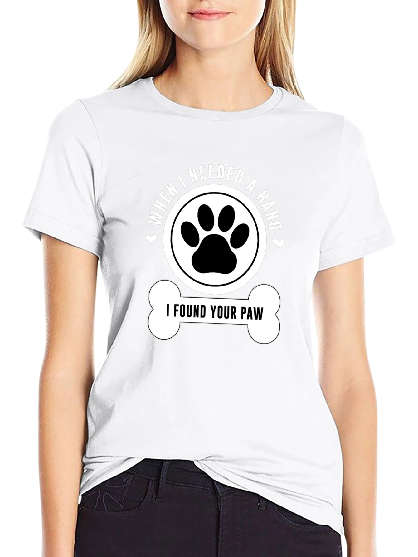 Dog Paw Print T-Shirt