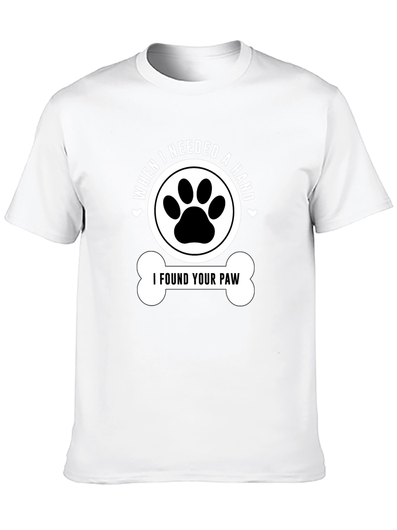 Dog Paw Print T-Shirt
