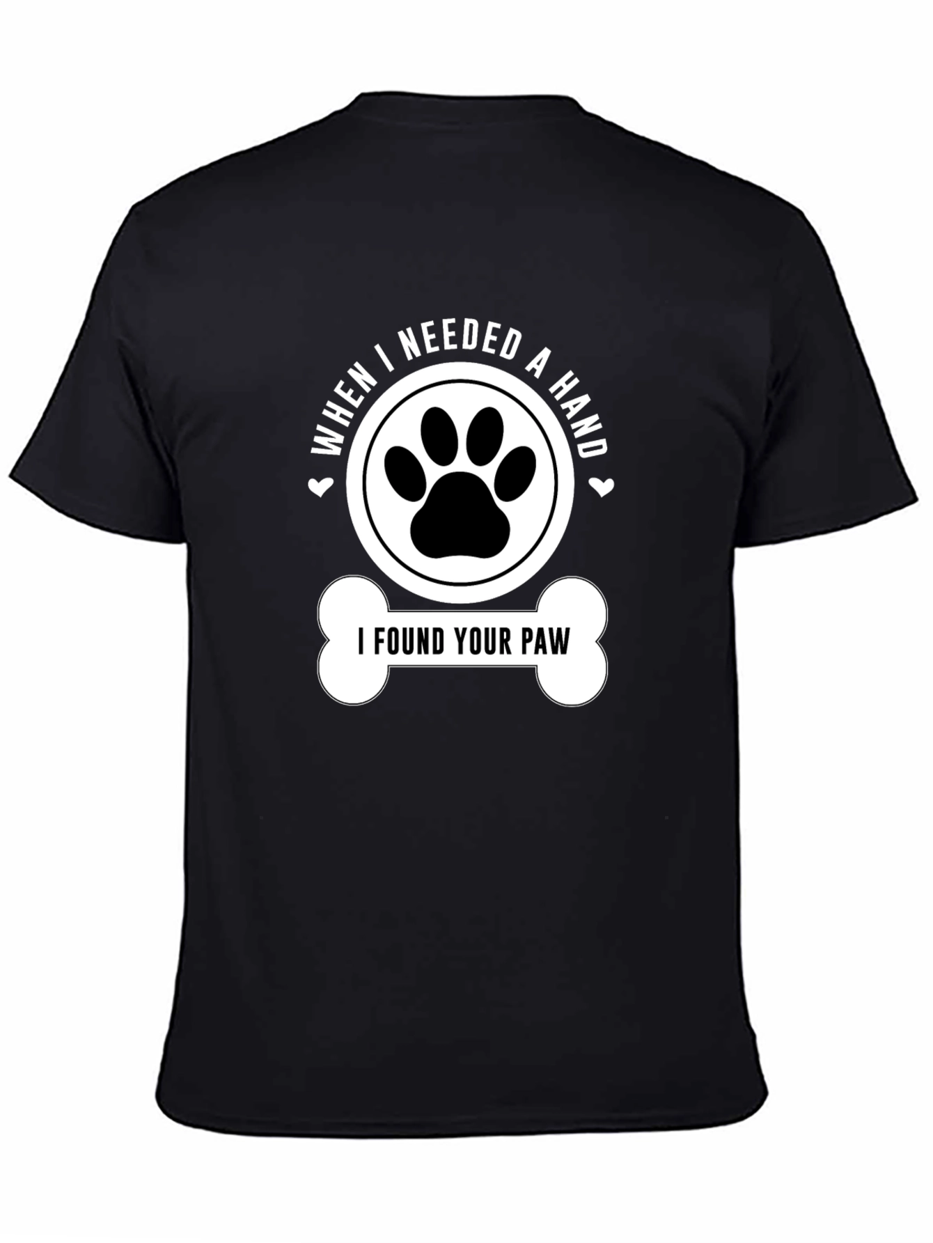 Dog Paw Print T-Shirt