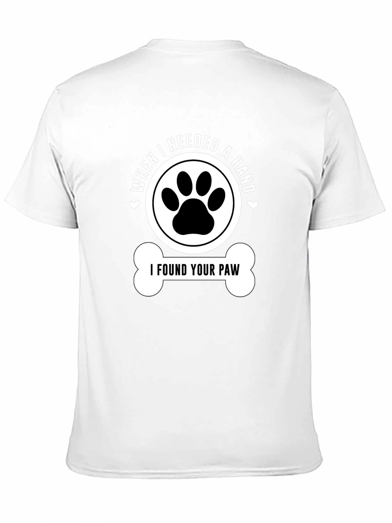 Dog Paw Print T-Shirt
