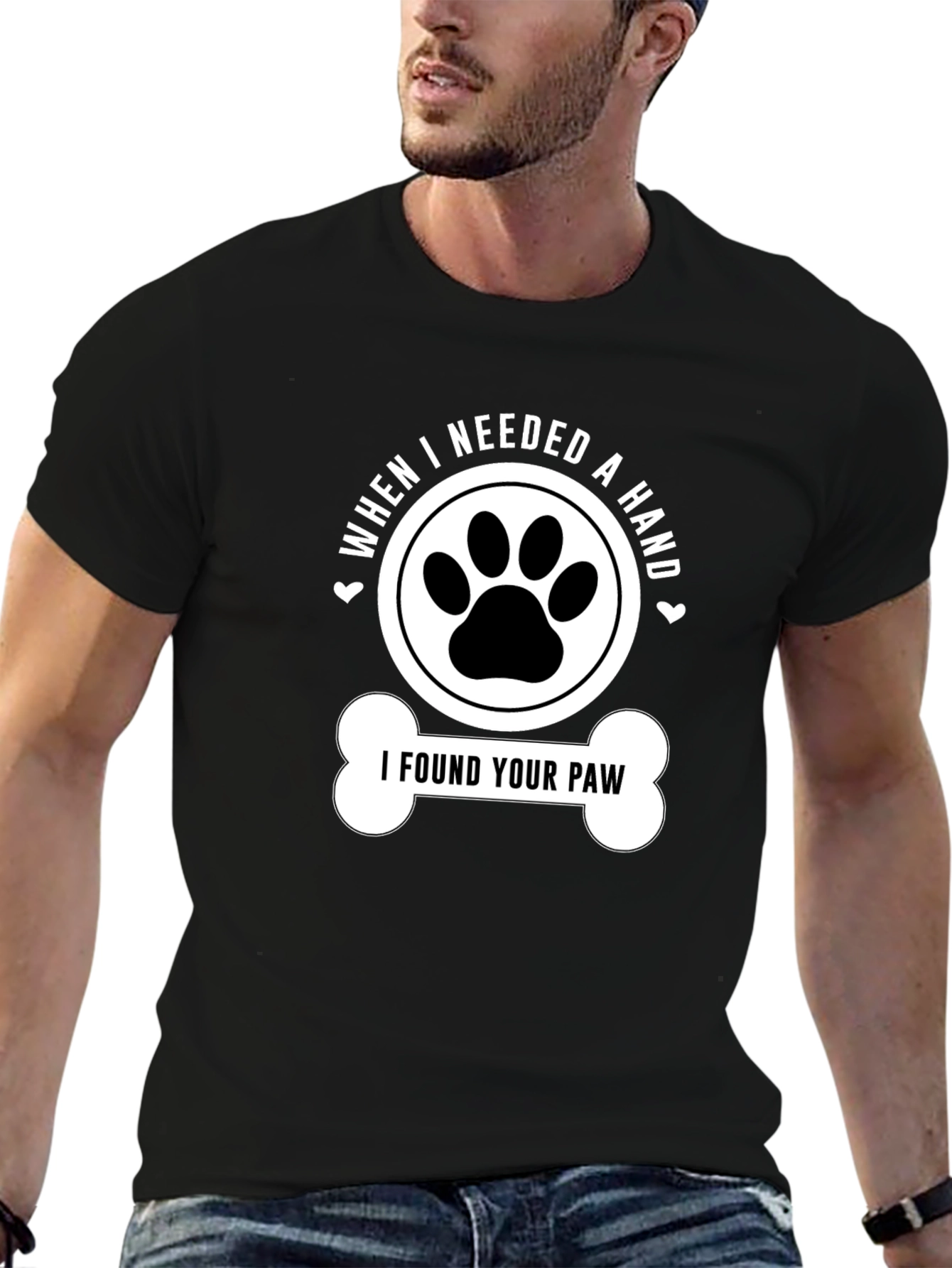 Dog Paw Print T-Shirt