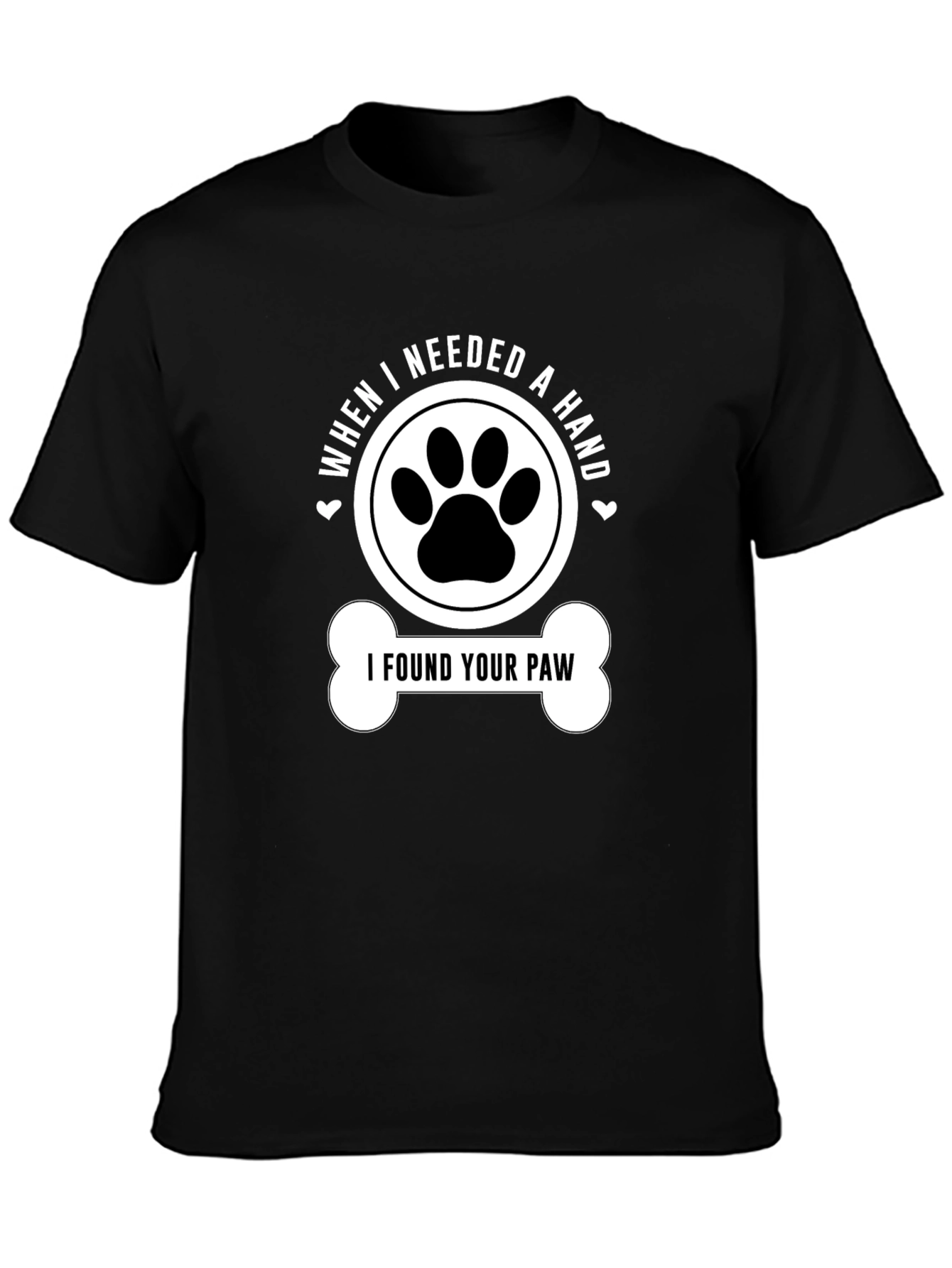 Dog Paw Print T-Shirt