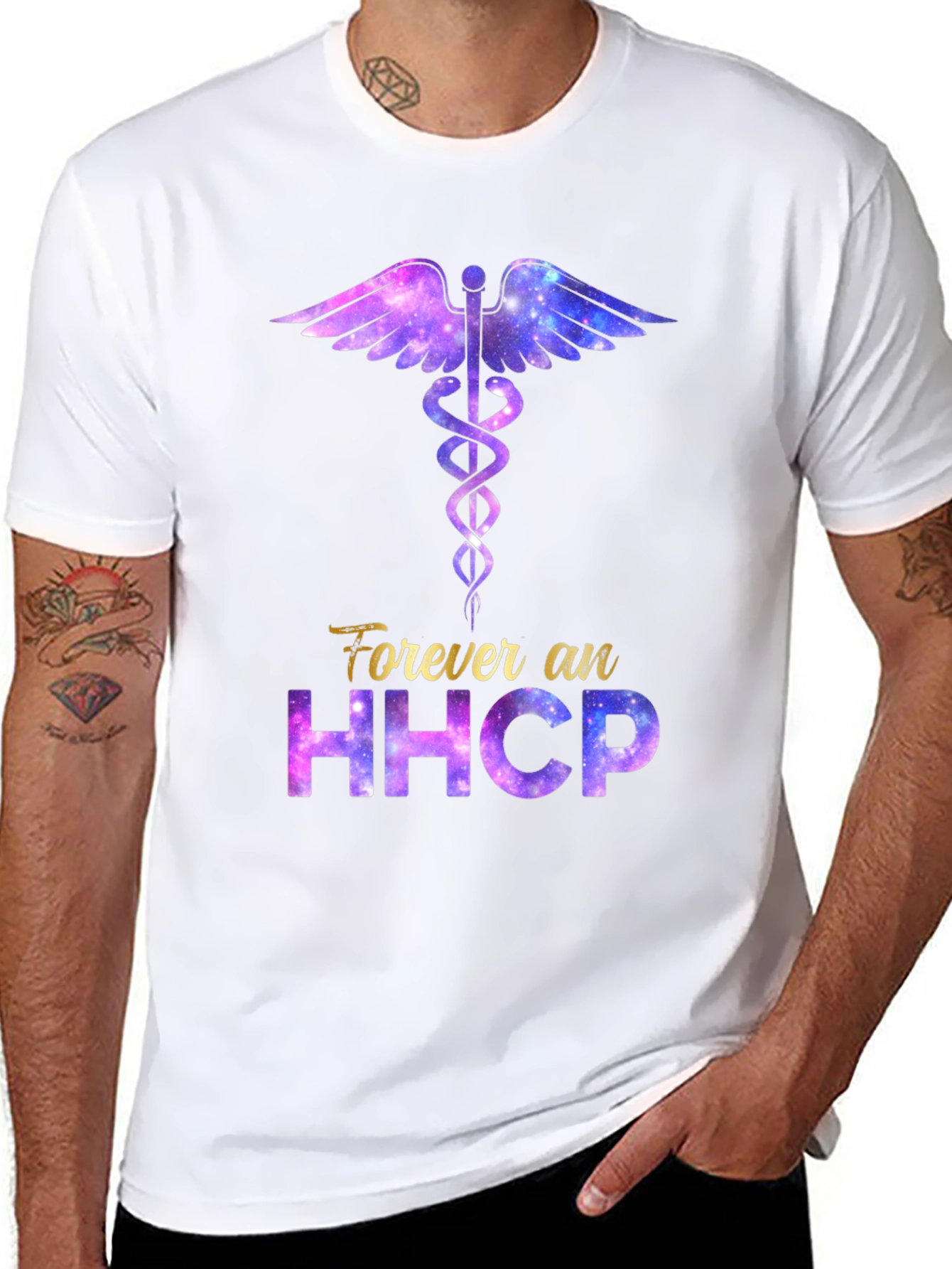 Forever an HHCP Galaxy Design T-Shirt