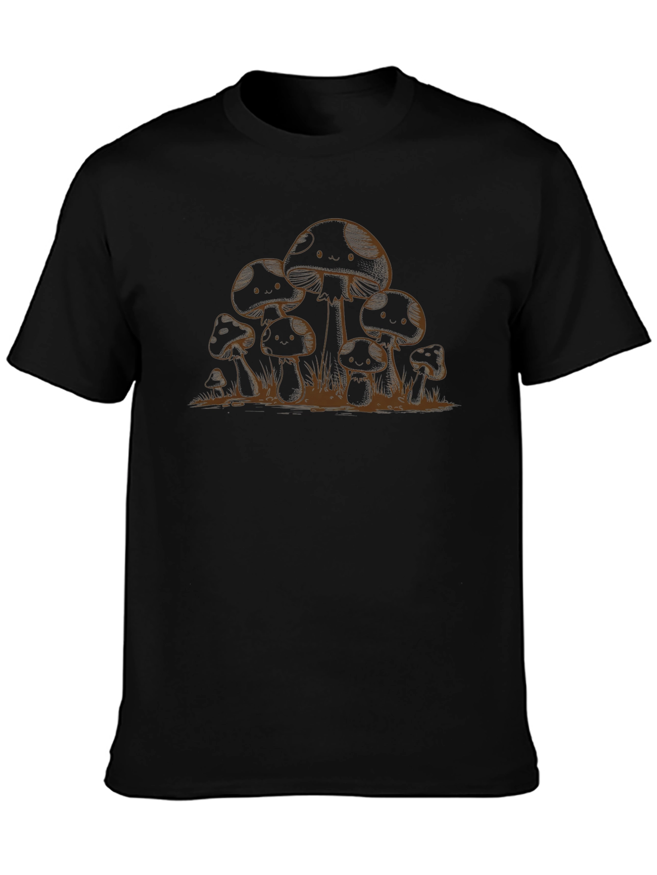 Cute Mushroom Graphic T-Shirt