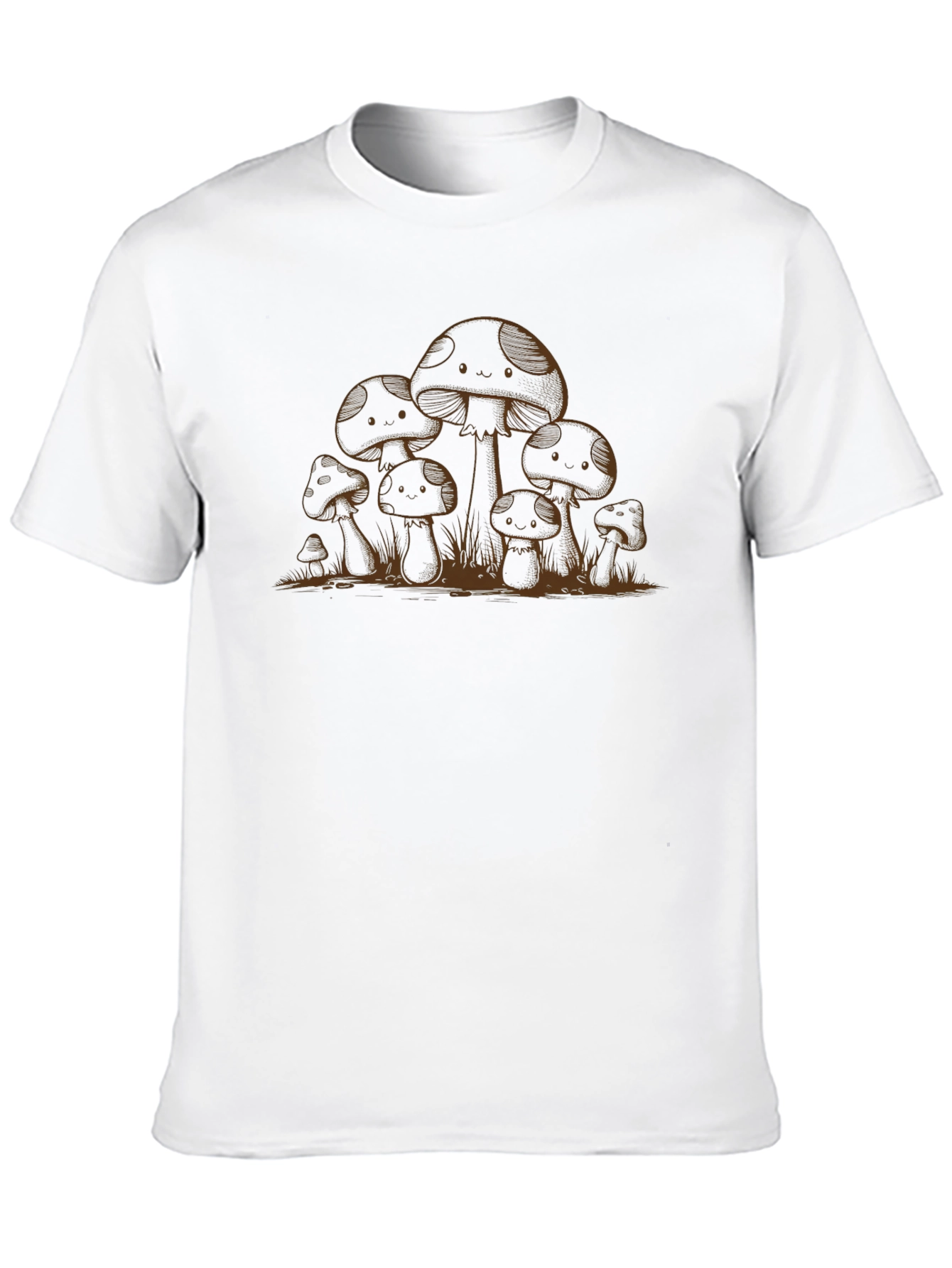 Cute Mushroom Graphic T-Shirt