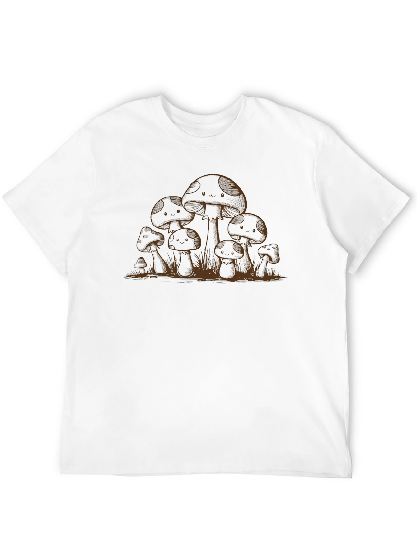 Cute Mushroom Graphic T-Shirt