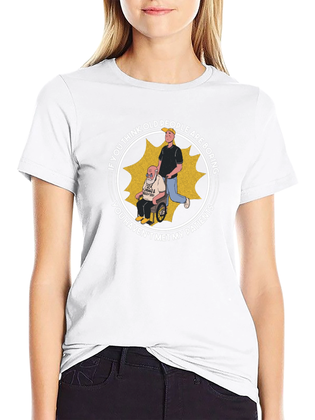 Funny Old People Are Boring T-Shirt