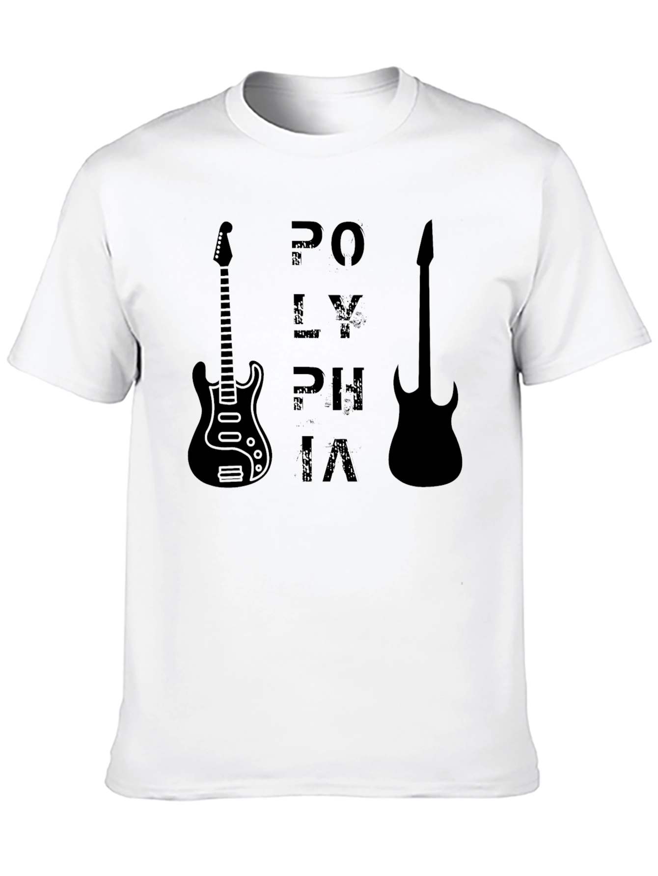 Polyphia Guitar T-Shirt - Black Graphic Tee