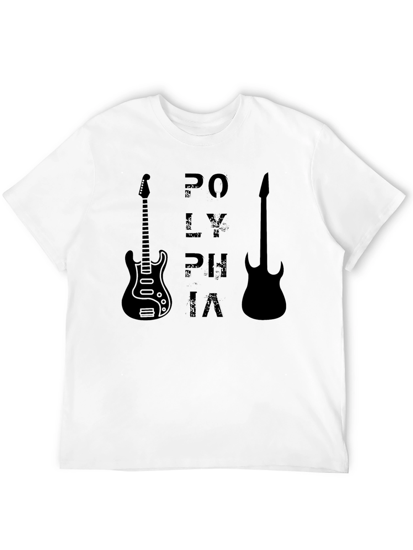 Polyphia Guitar T-Shirt - Black Graphic Tee