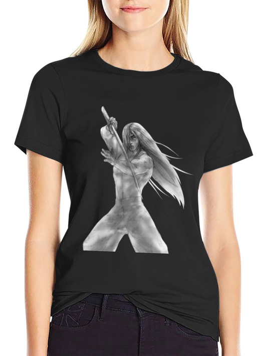 Unique Graphic Tee - Manga Samurai Style