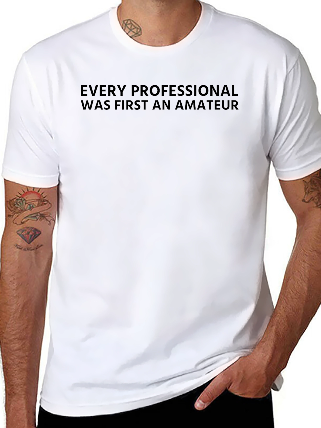 Inspirational Every Professional Black T-Shirt