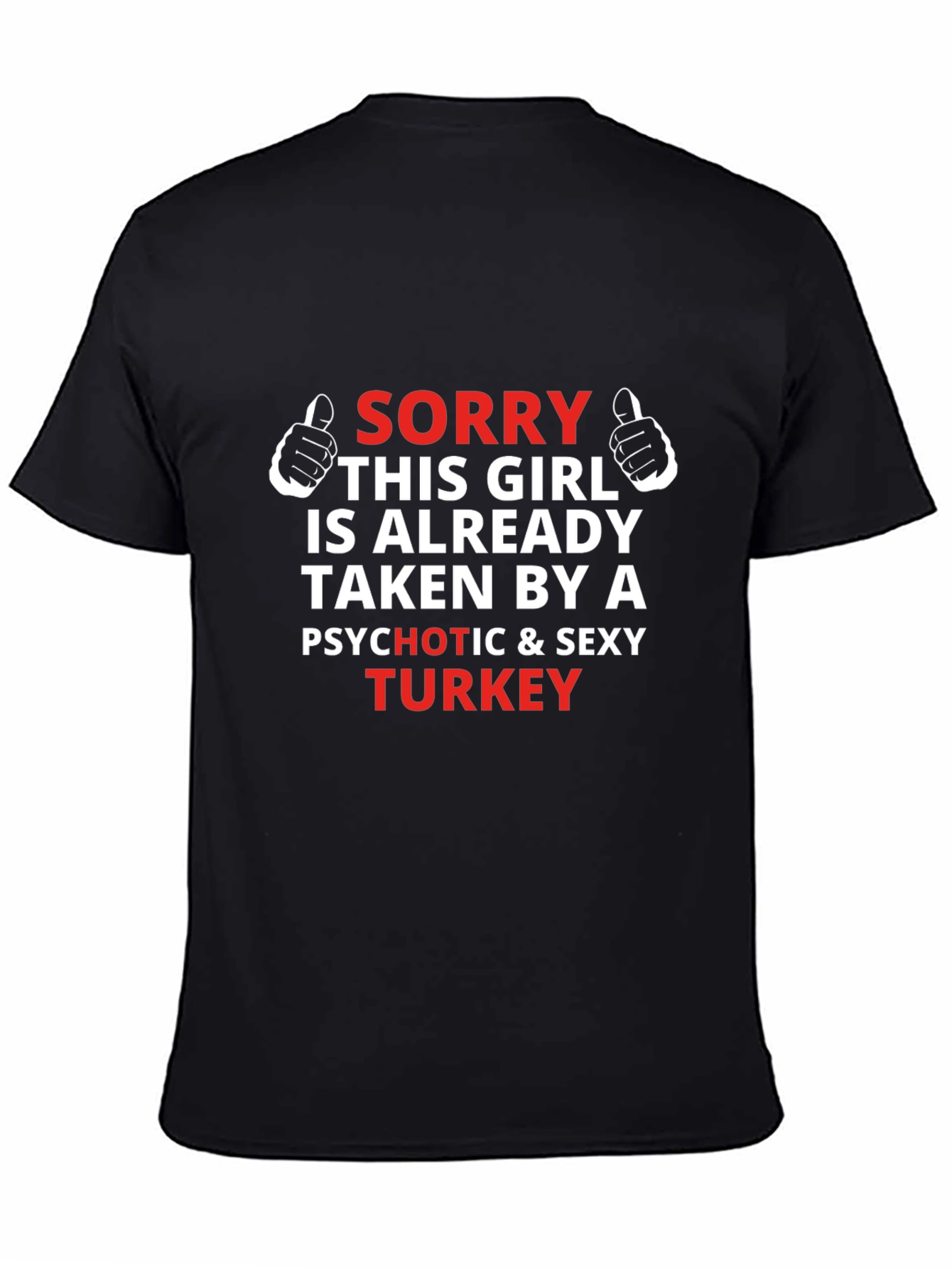 Funny Turkey Graphic T-Shirt