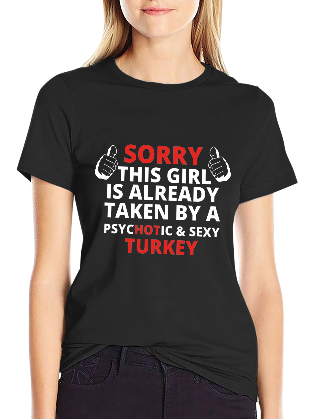 Funny Turkey Graphic T-Shirt
