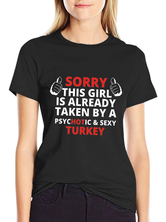 Funny Turkey Graphic T-Shirt