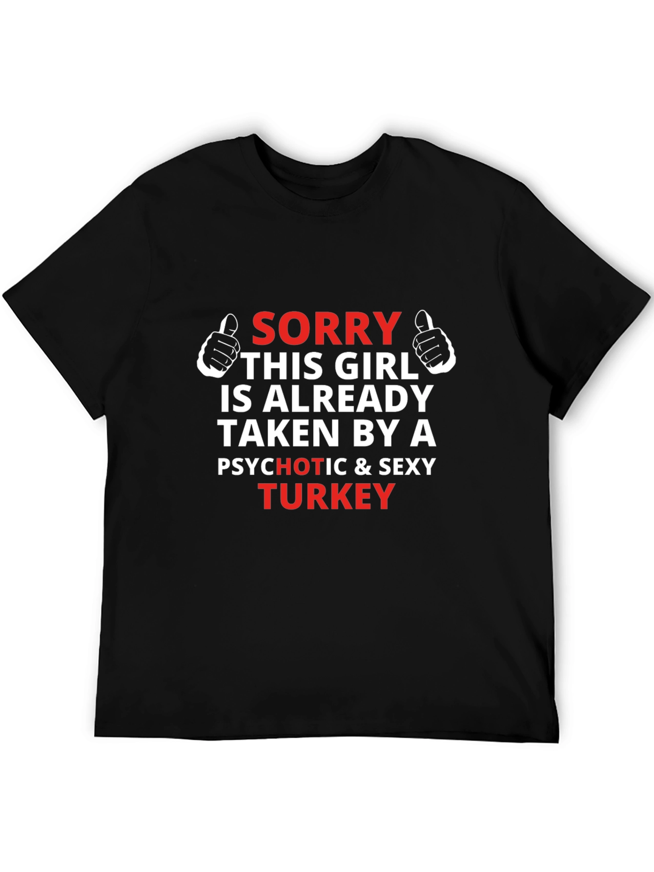 Funny Turkey Graphic T-Shirt