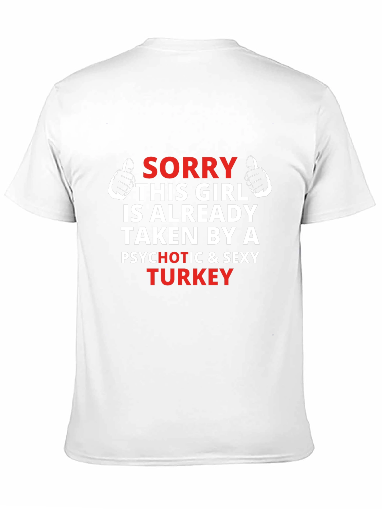 Funny Turkey Graphic T-Shirt